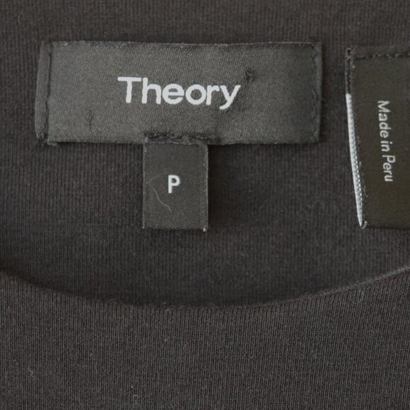 Theory Athrina K Ranmire Knit Shift Mini Dress Black - Picture 6 of 10